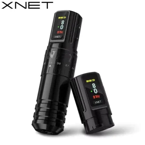 2.4-4.2mm Adjustable Stroke Wireless Tattoo Pen Machine with Double Battery