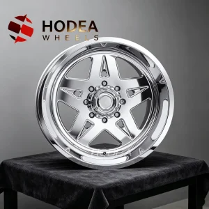20/22/24/26 Inch 5/6/8-Lug Deep Dish Forged Wheels for Ford/Chevrolet/Dodge/GMC Custom Classic Retro Polished Chrome Alloy Rims