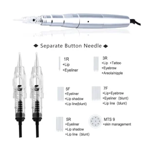 20/50/100 Pcs Microblading Tattoo Needles for Permanent Eyebrow and Lip Piercing Supplies