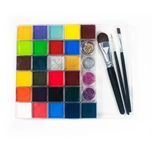 20 Color Clown White Face Body Paint Palette Pigment 20ml Each Special Effects Makeup For Festivals