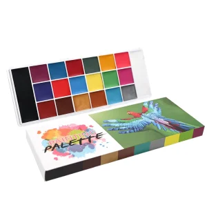 20 Color Mineral Face Paint Palette Non Toxic Washable Professional Body Painting Kit Kids Adults Halloween Cosplay