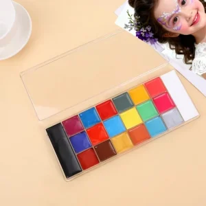 20 Color Natural Plant Children’s Face and Body Paint Pigments Body Painting Supplies