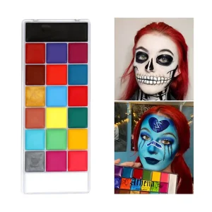 20 Colors Face Art Painting Cosmetic Eye Liner Makeup Halloween Face Body Paint Oil