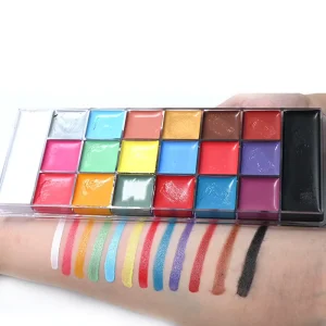 20 Colours Non Toxic Oil Based Modern Style Face & Body Paint for Children Festival Facial Makeup Face Painting Supplier