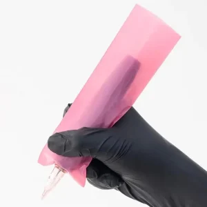 200 Pink Disposable Tattoo Pen Machine Sleeve Sleeves Tattoo Gun Machine Sleeve Pockets Tattoo Accessories