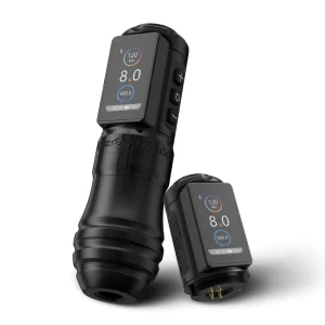 2000mAh Brushless Motor 4.0mm Stroke Direct Drive Professional Wireless Rotary Tattoo Pen Machine with Double Battery