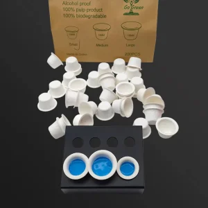 200pcs bag 100% Biodegradable Waterproof Disposable MO Paper Tattoo Ink Cups