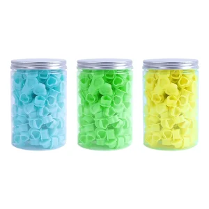 200pcs jar Heart shaped Disposable Silicone Ink Cup Canned Tattoo Ink Cups for Tattoo Accessories Convenient Tattoo Inks Cups