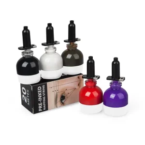 20M Pre Inked Eyebrow Mapping String Lip Shaping String for Eyebrow Dyeing Line Thread Permanent Positioning Line Measuring Tool