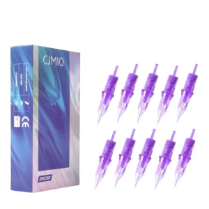 20PCS 1RL 0.18 0.25 0.30 0.35 0.4mm Tattoo Permanent Makeup Needles Cartridge Round Liner for Rotary Pen Machine Microblading