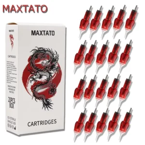 20PCS Agujas Para Tatuar 0801 1201 Round Liner Disposable Tattoo Cartridge Needles for Makeup Tattoo Machine