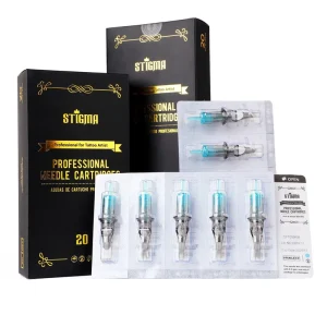 20PCS Disposable RL Tattoo Needles DC Tattoo Cartridges for Lining