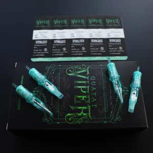 20PCS Disposable Stainless Steel Safety Tattoo Cartridge Needles EO Gas Sterile Membrane for Eyebrow and Body Art