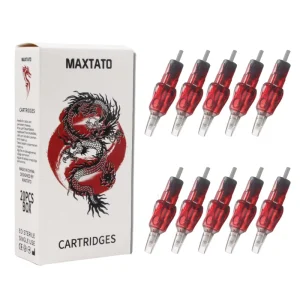 20PCS RM Tattoo Cartridge Needle Sterilized Membrane Safety Tattoo Needles for Tattoo Machine Supply 0.3mm 7 9 11 13 15RM