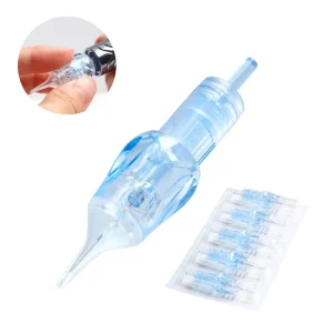 20PCS Scalp Tattoo Needles Round Liner Micropigmentation Permanent Makeup Cartridges 0.15 0.16 0.18 0.35mm