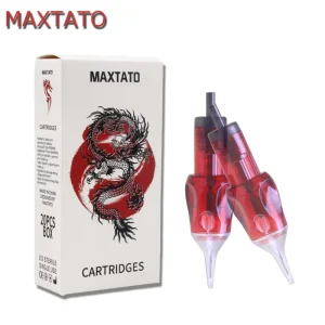 20PCS Sterilized Safety Tattoo Needles 1RL 3RL Super Tight Brow Lip Makeup Tattoo Needle Cartridges