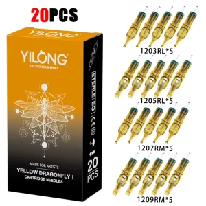 20PCS Tattoo Supplies Professional Tattoo Needles Cartridge Needle for Tattoo Artist