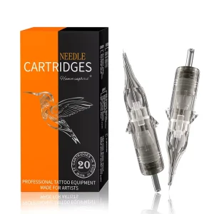 20PCS box RL RS M1 RM Brown Tattoo Cartridges Needle for Body Art