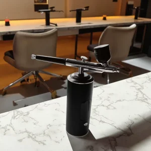 20PSI Portable Home LCD Screen Nail Airbrush Gun Machine Spray Cordless Air Brush Set Nail Art Paint Airbrush Compressor