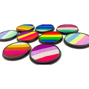 20g Multichrome Water Based Matte Body Painting Supplies Round Rainbow Split Cake Eyeliner