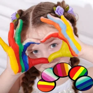20g Non Toxic Water Based Face & Body Paint Kit with Customizable Colors CE Certified for Children’s Party Use