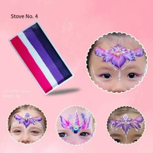 20g Water-Based Rainbow Face Paint for Kids Party Makeup Children’s Body Painting Supplies for Festive Occasions