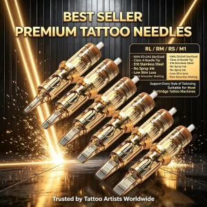 20pcs 0.25 0.3 0.35mm 1RL 3RL 5RL 7RL 9RL 11RL 14RL 5RM 7RM 9RM 15RM 7RS RL RM RS M1 Disposable Tattoo Cartridge Needle