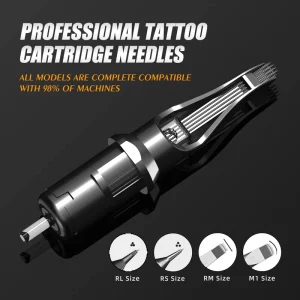 20pcs 12#0.35mm 1RL 3RL 5RL 7RL 9RL 11RL 14RL 5RM 7RM 9RM 15RM 17RM 21RM 23RM 7M1 7RS Disposable Tattoo Cartridge Needles