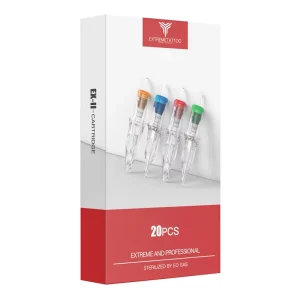 20pcs Box Professional Dragonhawk EX #10 RM 304 Stainless Steel Tattoo Needles 0.3mm Sterilized