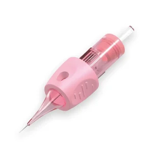 20pcs Universal PMU Permanent Makeup Tattoo Cartridge Lip Blush Nano Brow Hairstroke Needle with Silicone Grip Cover