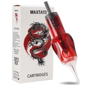 20pcs Universal Tattoo Cartridge Needle Permanent Makeup & Scalp Needle with Safety Membrane Round Liner 1RL 3RL