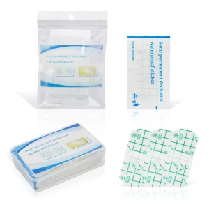 20pcs Waterproof Eyebrow Dressing Patches Sticker for Tattoo Aftercare Semi Permanent Isolation Protective Film Plastic Material
