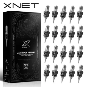 20pcs/box 1RL 3RL 5RL 7RL 9RL 11RL 15RL 5RM 7RM 9RM 11RM 13RM 15RM 7RS RS RM RL Disposable Tattoo Needle Cartridges