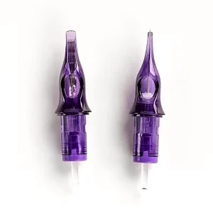 20pcs/box Disposable Purple Tattoo Needle Cartridge 316 Stainless Steel Sterile Tattoo Needles for Permanent Makeup