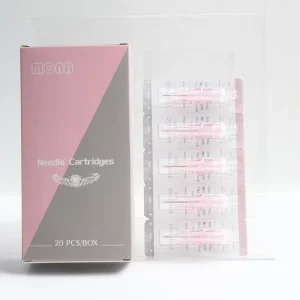 20pcs box Standard Disposable Tattoo Cartridges With Membrane Round Liner Permanent Makeup Tattoo Needles