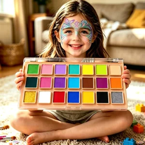 21 Color Professional Face Body Paint Set Hypoallergenic Non Toxic Matte High Pigment One Stroke Coverage