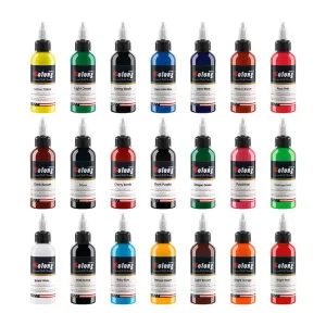 Professional Tattoo Ink 1oz 21 Colors Available Safe Body Art Permanent Makeup Tattoo Pigment Tattoo Ink