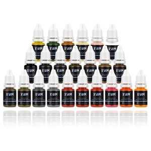 23 Color Semi Permanent Makeup Eyebrow Inks Lips Eye Line Tattoo Color Microblading Pigment Eyebrow Tattoo Color Inks