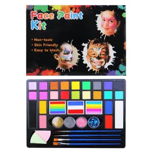 24 Color Body Paint for Children’s Face Body Customizable Colors