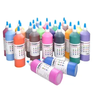 24-Color High-Coverage Artist Acrylic Paint Set, 500 ml, for Canvas, Glass, and Paper