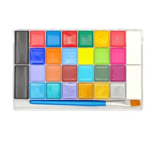 24 Color Oil Gouache Paint Customizable Colors Children’s Face Painting Cream for Halloween Christmas