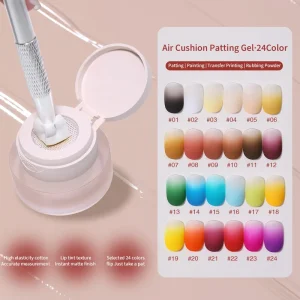 24 Colors Airbrush Pat Pat Gel High Saturation Blush Transfer No-Rinse Color Painting Gel
