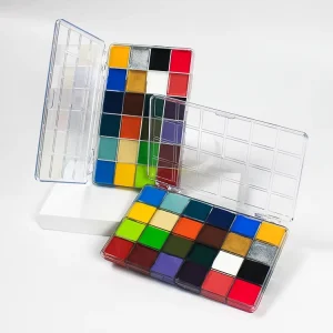24 Colours Non Toxic Oil Based Washable Temporary Face & Body Paint Kit for Children Party Face Painting Set