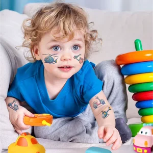 24 New Car Tattoo Stickers Non-toxic Environmentally Friendly Transfer Printing Waterproof Cartoon Children’s Tattoo Stickers