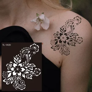 24 Personalized Henna Tattoo Templates Suitable for Women Girls and Teenagers