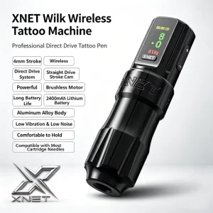 2400mAh Brushless Motor Direct Drive Professional Wireless Rotary Tattoo Machine Pen for Artists Body Art