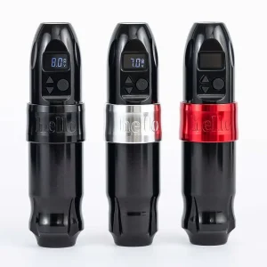 2400mAh Digital Display Tattoo Gun Powerful Motor 4mm Stroke Professional Wireless Tattoo Pen Machine for Artists