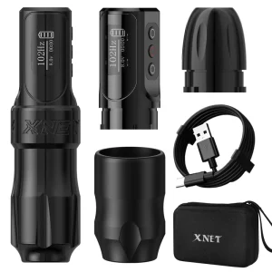 2400mAh Direct Drive Electric Professional Tattoo Gun 4.0mm Stroke Wireless Rotary Tattoo Pen Machine for Body Art