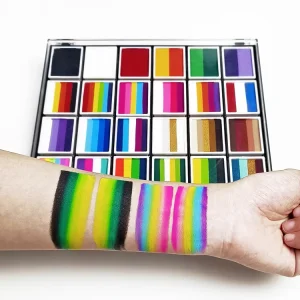 24colors New Design Body Painting Supplies Kids Face Painting Palette Face Body Paint