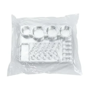 24pcs bag Disposable Tattoo Ink Tray for Cartridge Needle Holder Tattoo Plate Trays Color Palette